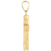 14k Yellow Gold Cross Pendant