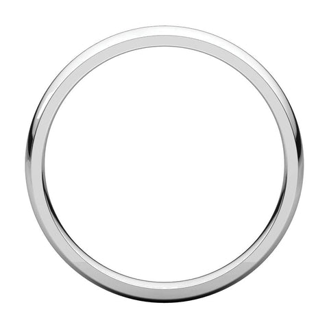 Palladium 3mm Light Comfort Fit Band, Size 7