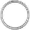 14K White & Yellow Gold 4mm Comfort-Fit Design Band Size 6