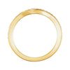 14k Yellow Gold 1/6 CTW Diamond Band, Size 7