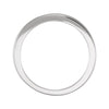 14k White Gold Band Size 6.5