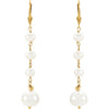 14k Yellow Gold Freshwater Cultured Earrings