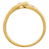 14k Yellow Gold 1/10 CTW Diamond Ring, Size 7