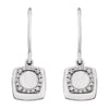14k White Gold 1/10 CTW Diamond Earrings
