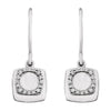 14k White Gold 1/10 CTW Diamond Earrings