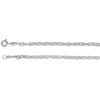 Solid Rope Chain with Spring Ring in Sterling Silver ( 20 Inch )