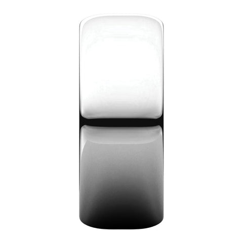 Sterling Silver 8mm Half Round Band, Size 6
