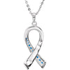 Fight Against Child Abuse Necklace in Sterling Silver
