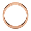 14k Rose Gold 8mm Flat Edge Band , Size 11.5
