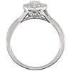 Sterling Silver Cubic Zirconia Heart Ring Size 7