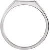 Sterling Silver Signet Ring, Size 11