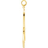 14k Yellow Gold Open Silhouette Pendant