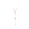 14k Rose Gold & White .08 CTW Diamond Heart Necklace