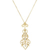 14K Yellow Gold 1/6 CTW Diamond Decorative 18-Inch Necklace