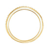 14k Yellow Gold 1/8 CTW Diamond Band, Size 7