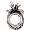Sterling Silver 13.7x8.2mm Pineapple Bead