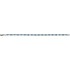 14k Yellow Gold Sky Blue Topaz 7" Bracelet