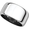 Sterling Silver 10mm Half Round Band, Size 6