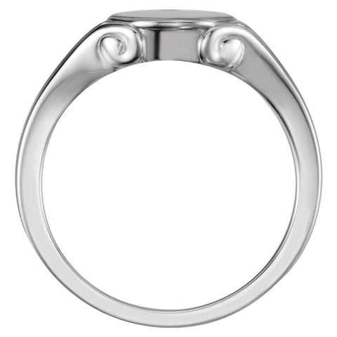 Sterling Silver Signet Ring , Size 11