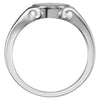 Sterling Silver Signet Ring , Size 11