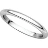 Sterling Silver 2mm Comfort Fit Band, Size 5
