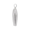 14k White Gold Heart Locket