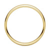 14k Yellow Gold 6mm Light Comfort Fit Milgrain Band , Size 10