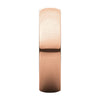 14k Rose Gold 5mm Half Round Light Band, Size 9.5