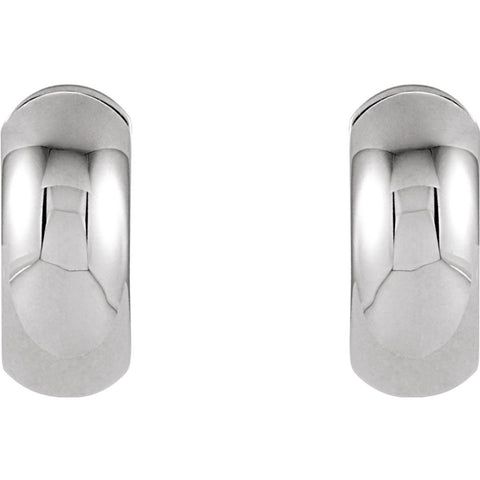 Sterling Silver 16.75mm Hinged Earrings