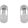 Sterling Silver 16.75mm Hinged Earrings