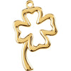 Petite Clover Dangle in 14K Yellow Gold