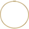 14k Yellow Gold 4mm Omega 16" Chain