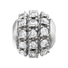 14K White Gold 0.50 CTW Diamond Ball Pendant