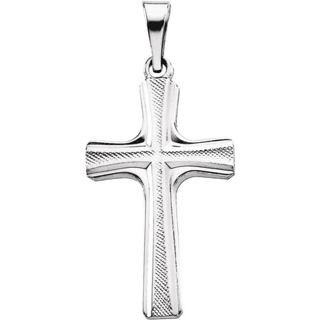 Platinum Cross Pendant