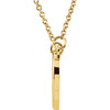 14k Yellow Gold 13x13.75mm Heart 16" Necklace