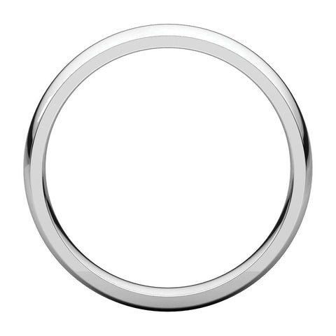 Platinum 4mm Light Comfort Fit Band, Size 6.5