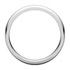 18k White Gold 4mm Light Comfort Fit Band, Size 7.5