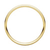 14k Yellow Gold 4mm Light Comfort Fit Milgrain Band , Size 8
