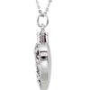 Sterling Silver Forever Loved Ash Holder 18" Necklace