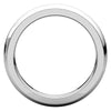 Sterling Silver 3mm Heavy Comfort Fit Band, Size 10