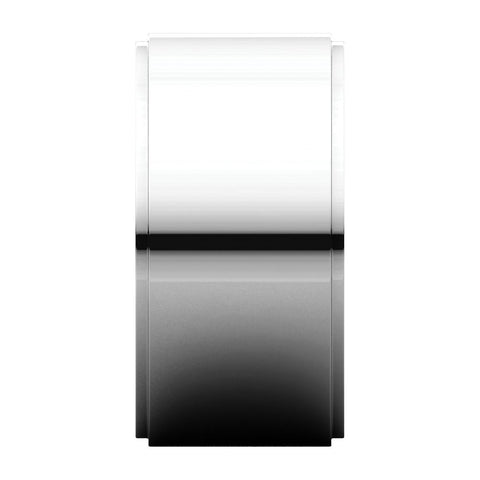 Continuum Sterling Silver 10mm Flat Edge Band, Size 7
