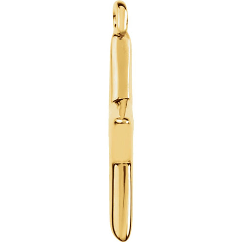 14k Yellow Gold Petite Star Dangle