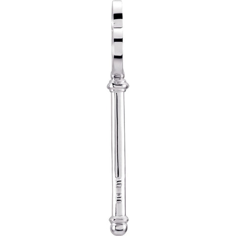 Sterling Silver Fashion Key Pendant