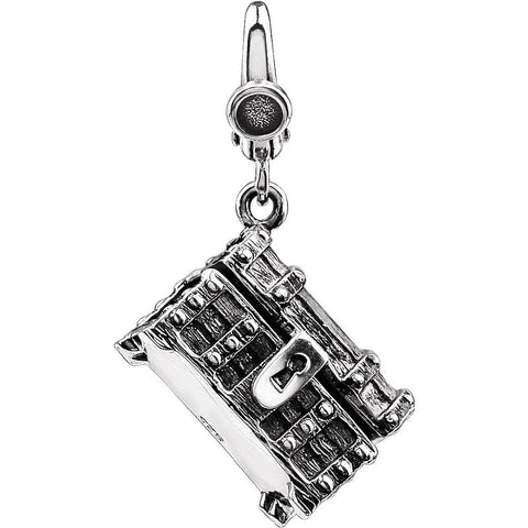 Sterling Silver Treasure Chest Charm