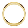14k Yellow Gold 8mm Flat Band, Size 9
