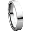 Sterling Silver 4mm Flat Band, Size 7