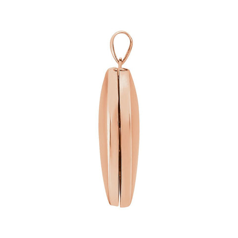 14k Rose Gold Heart Locket