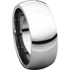 Sterling Silver 8mm Comfort Fit Band, Size 10