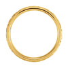 14k Yellow Gold 6mm Comfort Fit Design Band Size 9