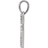 14k White Gold 1/4 CTW Diamond Heart Pendant